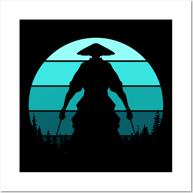 Samurai Silhouette Wall Art by CrissWild